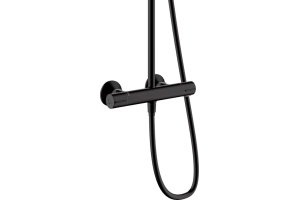 Душевая стойка Hansgrohe Vernis Blend 26276670 Showerpipe 200 1jet с термостатом, черный - 3