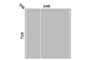 Зеркало-шкаф Sanflor Ларго 70 вяз швейцарский R - 3