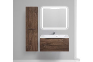 Шкаф-пенал BelBagno Fly-Marino L rovere moro - 2