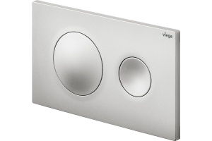 Клавиша смыва, Viega, Prevista, Visign for Style 20, для унитаза, ширина, мм-220, глубина, мм-8, высота, мм-130, тип смыва-двойной, тип управления-ручной нажимной, м