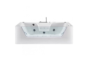 Акриловая ванна Frank 160х85 белая с гидромассажем