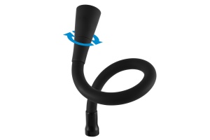 Гибкий излив смесителя Rav Slezak черный матовый - 2