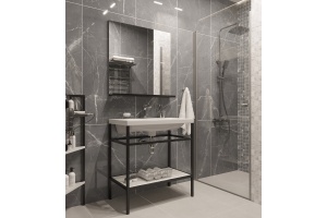 Мебель для ванной DIWO Смоленск 80 с раковиной Como 80 - 2