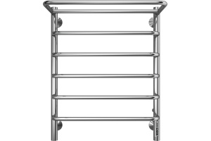 Электрический полотенцесушитель Terminus Полка П6 500х650 с полкой Хром