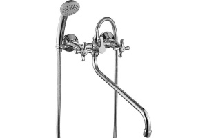 Смеситель для ванны Rossinka  хром (H02-84)