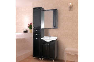 Мебель для ванной Misty Александра 55 прямая, венге