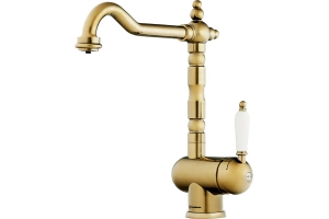 Смеситель для кухни Omoikiri Kyoto античная латунь (4994349)