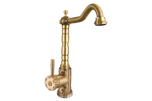 Смеситель Zorg Antic A 109K-BR для кухонной мойки