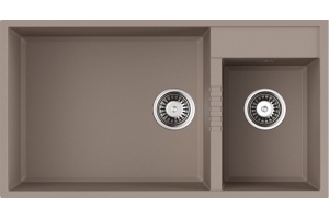 Мойка кухонная Omoikiri Tedori 85-2-U бежевая