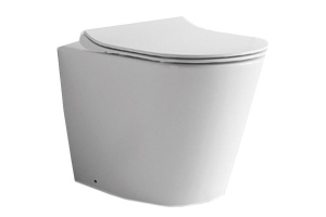 Унитаз приставной Ceramalux белый (NS-3178)