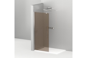 Душевая перегородка Cezares Liberta-L-1-80-BR-Cr