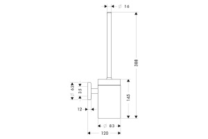 Ершик Hansgrohe Logis - 2