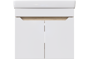 Тумба с раковиной DIWO Архангельск 60 дуб сонома, подвесная