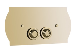 Кнопка смыва Boheme Imperiale золото (652)