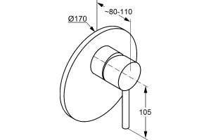 Смеситель Kludi Bozz, черный 386553976 - 2