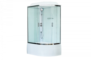 Душевая кабина Royal Bath 120х80 левая хром стекло прозрачное