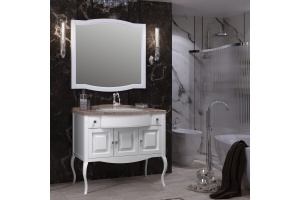 Тумба с раковиной Opadiris Лаура 100 белая матовая - 2