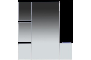 Зеркало Misty Кристи 90 черная эмаль R