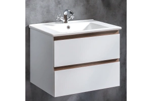 Тумба под раковину Armadi Art Capolda 65 белый ручка дерево