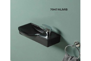 Раковина подвесная Ceramalux N 40 черный (7947ALMB) - 3