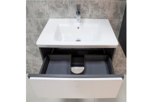 Тумба для комплекта Roca Ronda 60 белый глянец, антрацит - 3