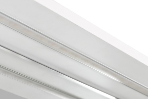 Зеркало-шкаф Aquaton Капри 80 с подсветкой белый глянцевый - 3