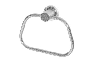 Полотенцедержатель Boheme Royal Cristal хром