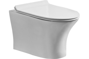 Унитаз подвесной Orange C01-100W безободковый, с микролифтом