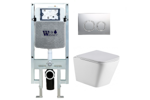 Комплект Weltwasser AMBERG 497 ST + GELBACH 004 GL-WT + AMBERG RD-CR (10000006688)