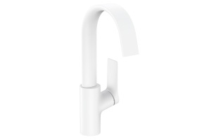 Смеситель для раковины Hansgrohe Vivenis белый матовый