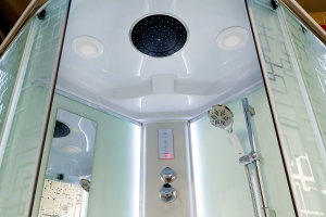 Душевая кабина DETO EM4590LED с высоким поддоном, с сиденьем - 3