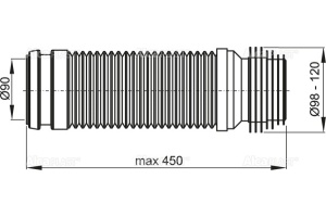 Гибкое колено 90110 Flexi, M9006 - 2
