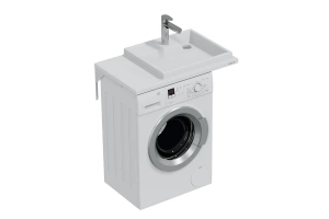 Раковина над стиральной машиной Санта Юпитер 80 R белый - 2