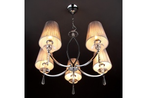 Подвесная люстра Eurosvet Valery 60079/5 хром - 2