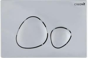 Кнопка смыва Creavit Spa, хром глянцевый