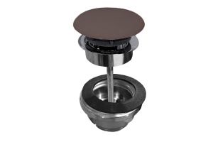 Донный клапан Kerasan бургундский матовый (923375)