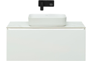 Тумба под раковину Allen Brau Infinity 100 белый матовый - 2