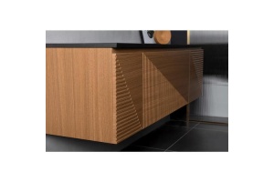 Тумба с раковиной Black&White Universell 120 темное дерево - 3