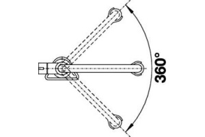 Смеситель для кухонной мойки Blanco Culina хром (519843) - 3