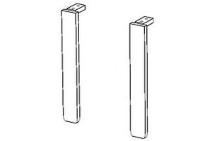 Ножки для мебели Cezares Orchidea темное дерево (Piedini.07.701) - 2