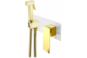 Гигиенический душ Boheme Q белый глянцевый с золотом