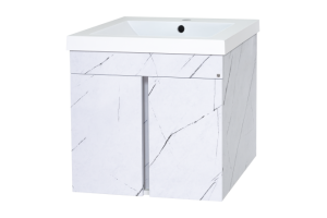 Тумба под раковину Misty Торос 60 белая глянцевая