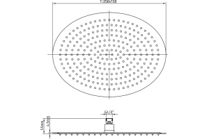 Верхний душ RGW Shower Panels SP-83-25 - 3