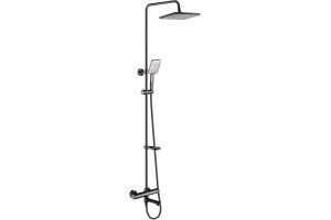 Душевая стойка Swedbe Hermes черный матовый (5117B)