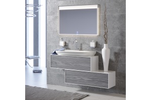 Тумба Aqwella 5 stars Genesis 120 миллениум серый - 3