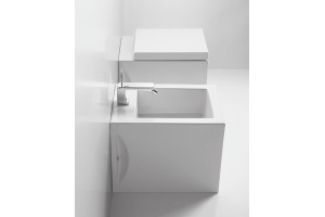 Чаша для приставного унитаза Simas Frozen белый, без сиденья (FZ01) - 3