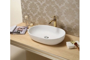 Раковина накладная Ceramalux N белый (9026А)