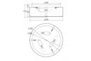 Потолочный светильник Maytoni Ripple MOD096CL-03CH - 2