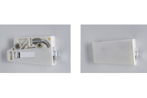 Тумба подвесная Каре 60 (2 ящ.) Люкс белая, PLUS - 3