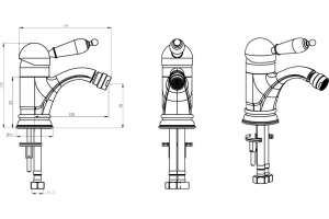 Смеситель Boheme Provanse Ripresa 366 для биде - 2